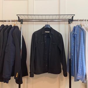 WORN ONCE ALLSAINTS DENIM SHIRT IN BLACK